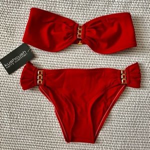 🎉SOLD🎉NWT Kushcush Red two piece